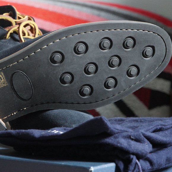Suitsupply Navy Suede Boots